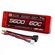 Venom 60C 2S 5600mAh 7.4V Hard Case LiPo Battery ROAR Approved with UNI Plug