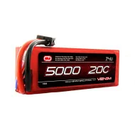 Venom 20C 2S 5000mAh 7.4V Hard Case LiPo Battery with Universal Plug System