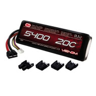 Venom 20C 3S 5400mAh 11.1V LiPo Battery with Universal Plug System