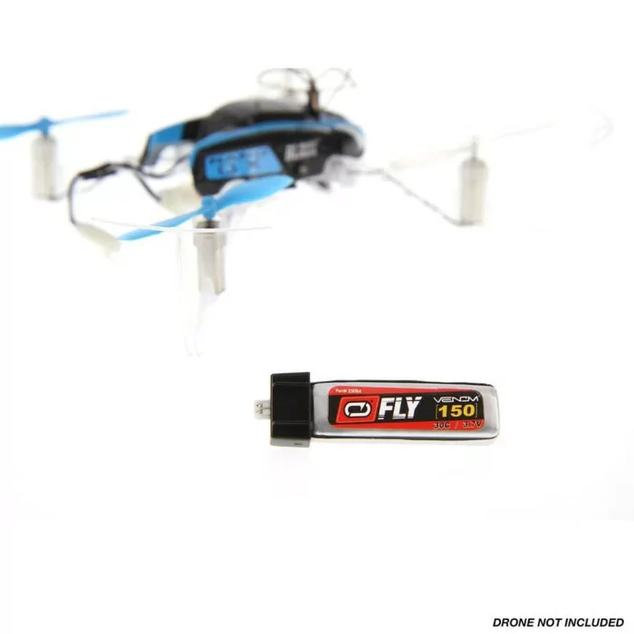 Venom Fly 30C 1S 150mAh 3.7V LiPo Battery with E-flite MCX Plug