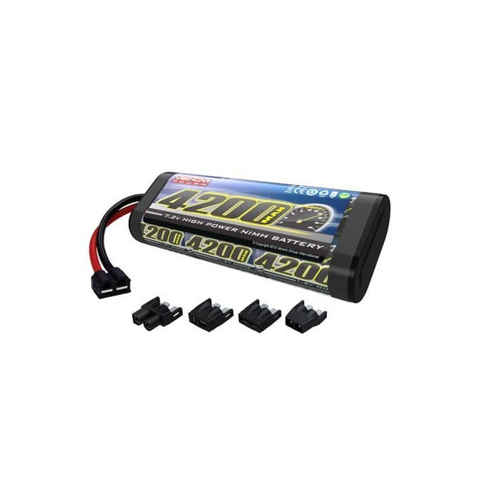 Venom 7.2V 4200mAh 6 Cell NiMH Battery with Universal Plug System