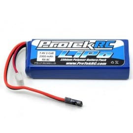 ProTek RC battery lipo 2300 mAh RX 7.4v 8c