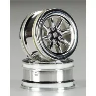 HPI Racing Vintage 8-Spoke Wheel 26mm Shiny Chrom 0mm Offset (2)