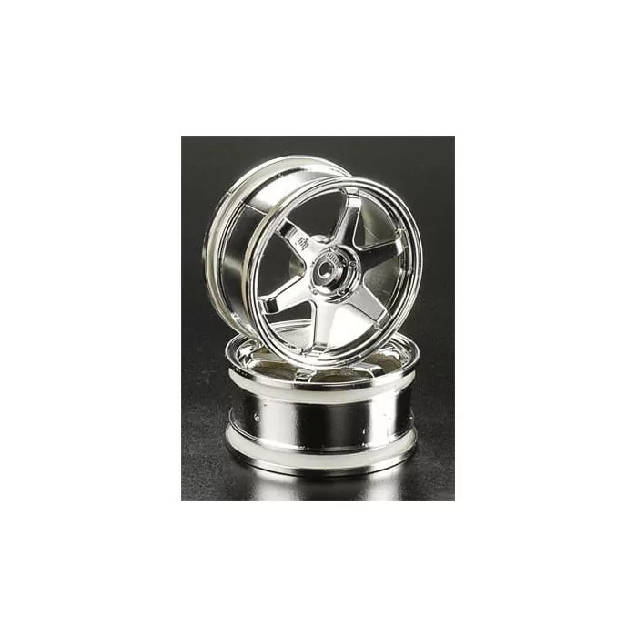 HPI Racing TE37 Wheel 26mm Chrome 0mm Offset (2)