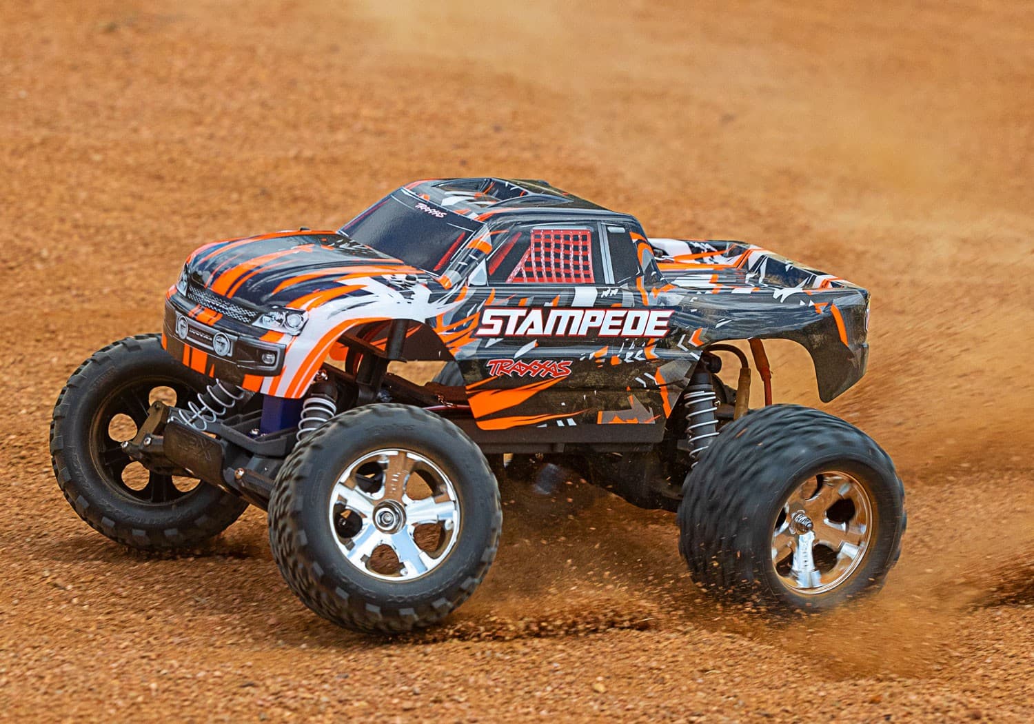 TRA36054-1ORG - Traxxas Stampede 2WD RTR W/XL-5 ESC Monster Truck (with ...