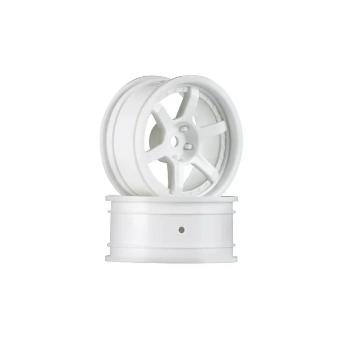 HPI Racing HRE C106 Wheel 26mm White 6mm Offset E10