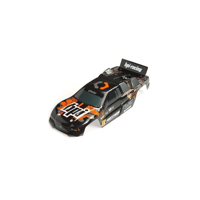 HPI Racing DSX-2 Truck Painted Body Blk/Org Firestorm