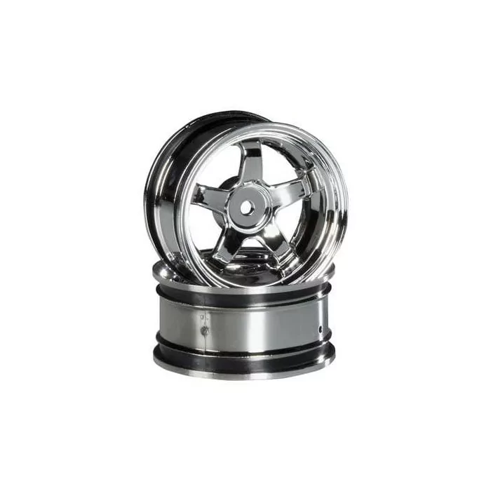 HPI Racing Work Meister S1 Wheel 26mm Chrom 6mm Offset (2)