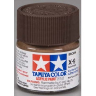 Tamiya Acrylic Mini X-9 Brown 1/3 oz