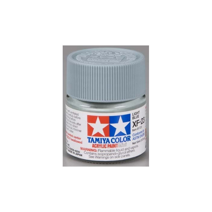 Tamiya Acrylic Mini XF-23 Light Blue 1/3 oz