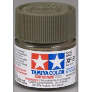 Tamiya Acrylic Mini XF-51 Khaki Drab 1/3 oz
