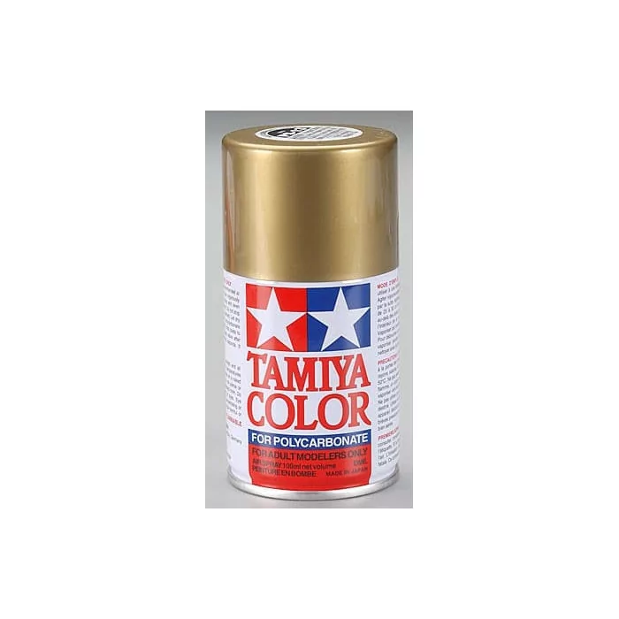 Tamiya PS-13 Polycarbonate Spray Gold 3 oz