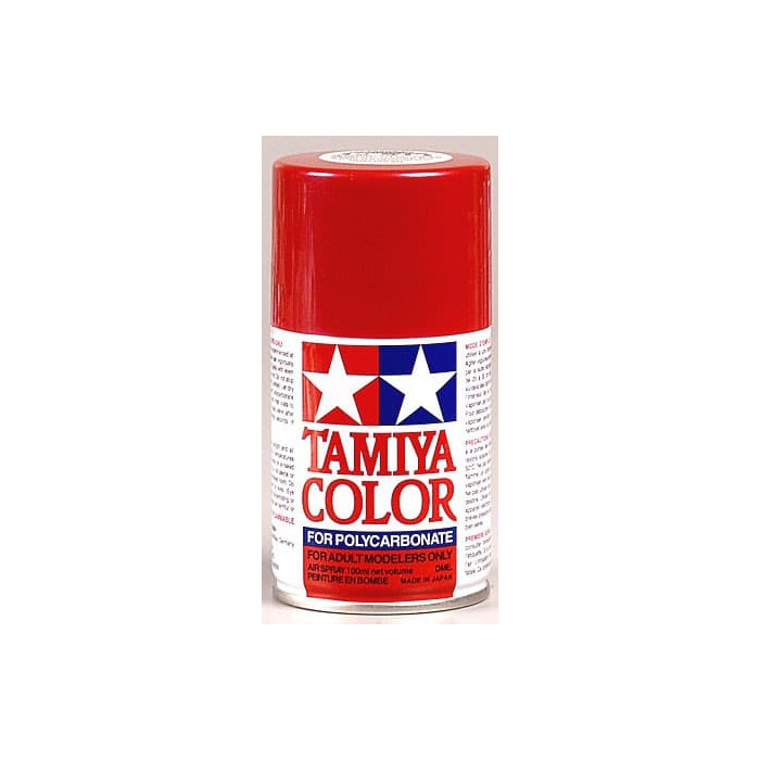 Tamiya PS-15 Polycarbonate Spray Metal Red 3 oz