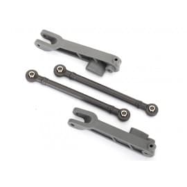 Traxxas Linkage, sway bar, rear (2) (assembled with hollow balls)/ sway bar arm (left & right)