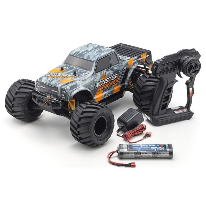 Kyosho Monster Tracker 2WD EP 1/10 RTR Ready Set (Orange)