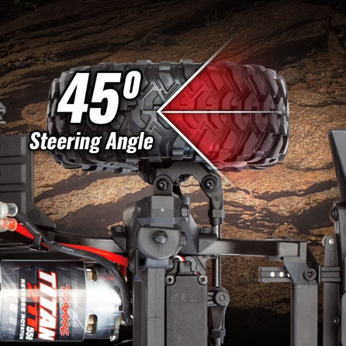 Traxxas TRX-4 Sport RTR 1/10 Scale Trail Rock Crawler (Red)