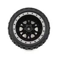 Pro-Line Badlands MX43 Pro-Loc Pre-Mounted All Terrain Tires (MX43) for Traxxas X-maxx