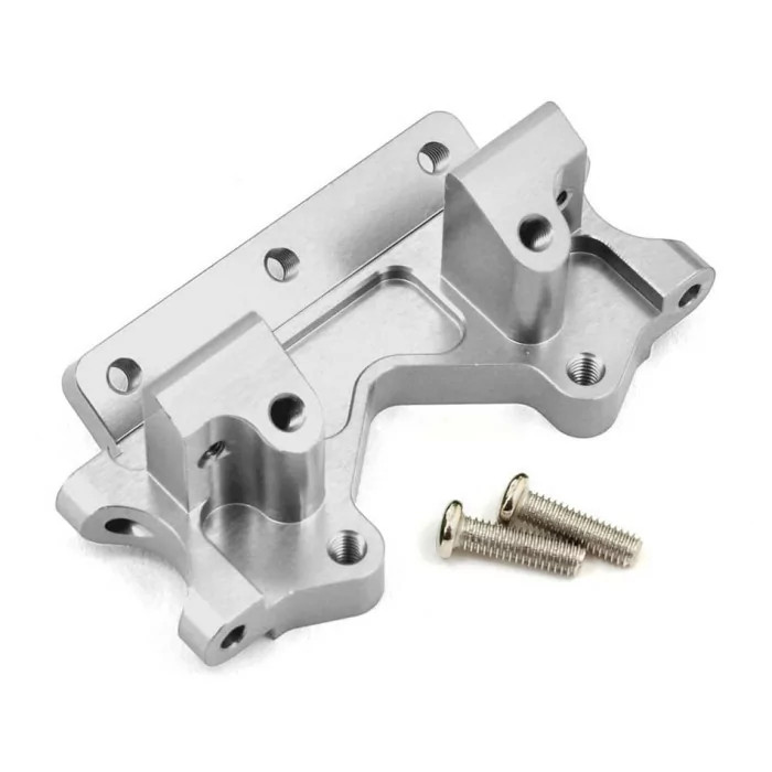 ST RC Aluminum Front Bulkhead for Traxxas Slash, Rustler, Stampede etc (Silver)