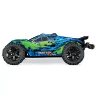 Traxxas Rustler 4X4 VXL 1/10 Brushless Stadium Truck Green - RTR (Without Battery & Charger)