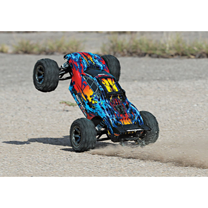Traxxas Rustler 4X4 VXL 1/10 Brushless Stadium Truck Green - RTR (Without Battery & Charger)