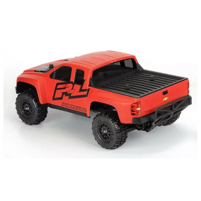 Pro-Line Chevy Silverado HD Clear Body for Slash, Slash 4x4, SC10