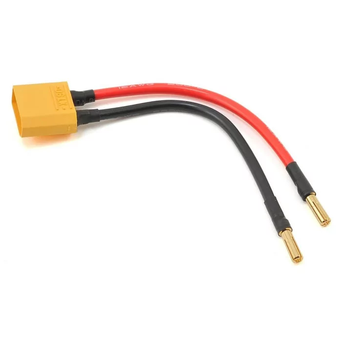 Arrma Male XT90 to 4mm 'Banana' Plug Charging Adaptor