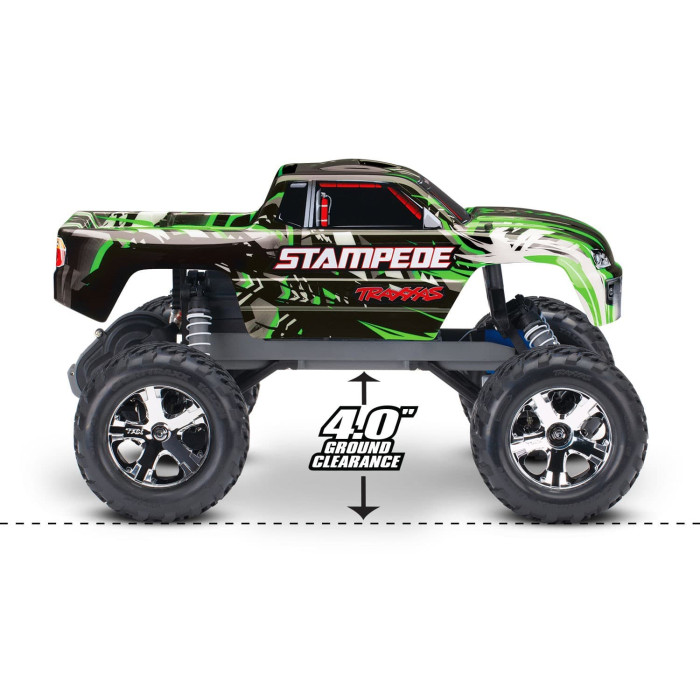 Traxxas Stampede 2WD RTR w/XL-5 ESC Monster Truck (w/ battery & charger) - Green