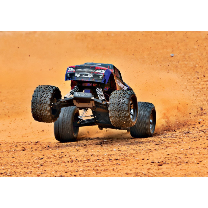 Traxxas Stampede 2WD VXL with TSM RTR Monster Truck Blue Red