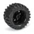 Pro-Line Hyrax 2.8" Mounted F/R Tires, Black 6x30: Stampede