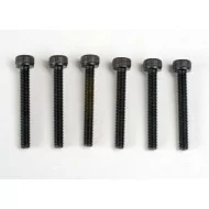 Traxxas Header screws, 3x23mm cap hex screws (6)
