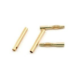 ProTek RC 2.0mm Gold Plated Inline Connectors (2 Male/2 Female)