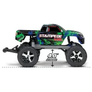 Traxxas Stampede 2WD VXL 1/10 Scale Monster Truck (No Battery & Charger) - Green