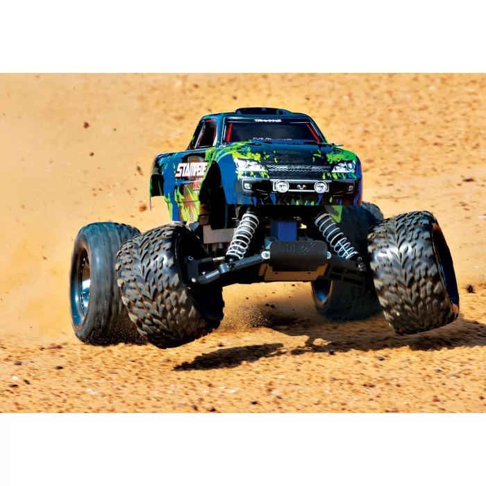 Traxxas Stampede 2WD VXL 1/10 Scale Monster Truck (No Battery & Charger) - Green