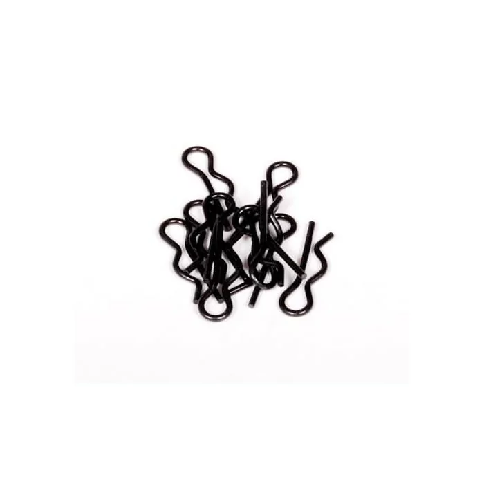 6mm Body Clip Black