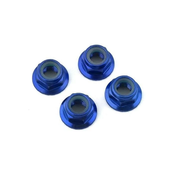 Traxxas Flanged 5mm Nut Blue