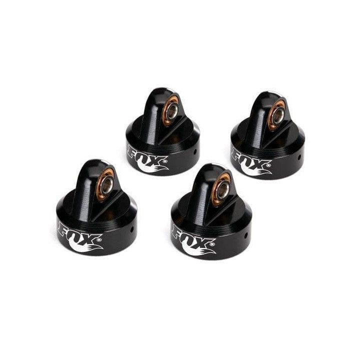 Traxxas Shock Caps Aluminum Black Fox