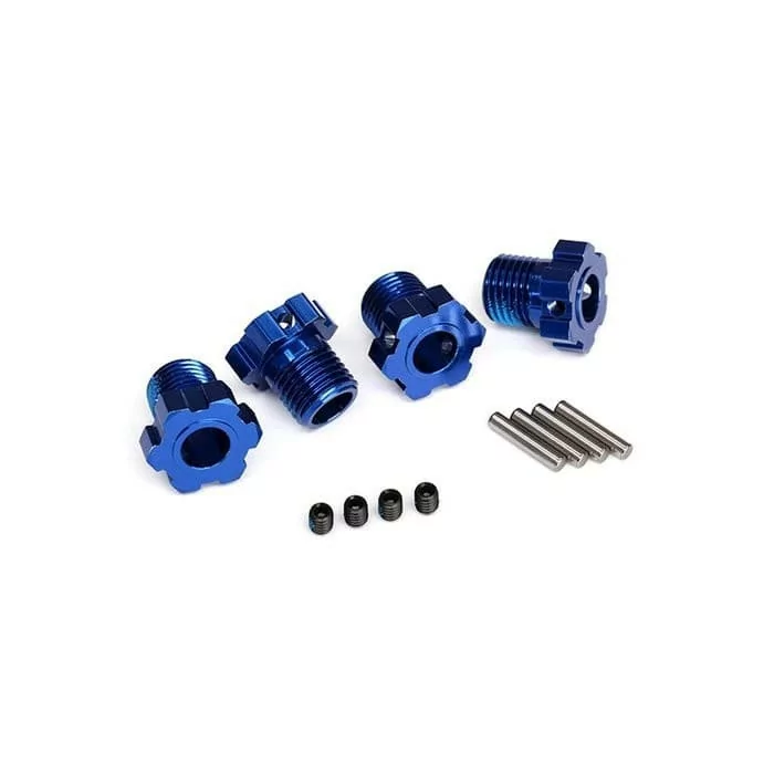 Traxxas 17mm Wheel Hubs Blue