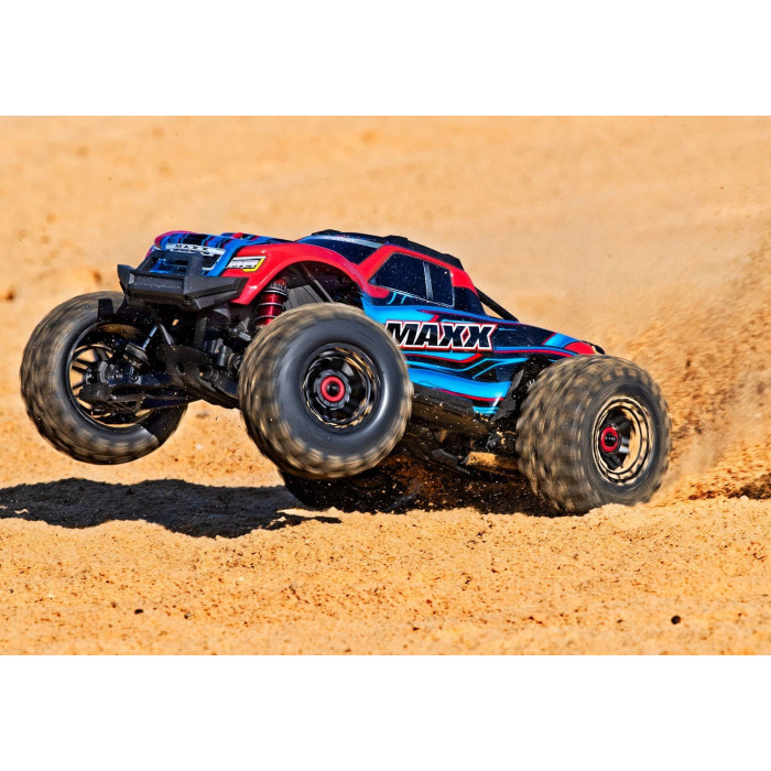 Traxxas Maxx 4X4 1/10 4s Brushless Monster Truck Red- RTR (Without Battery & Charger