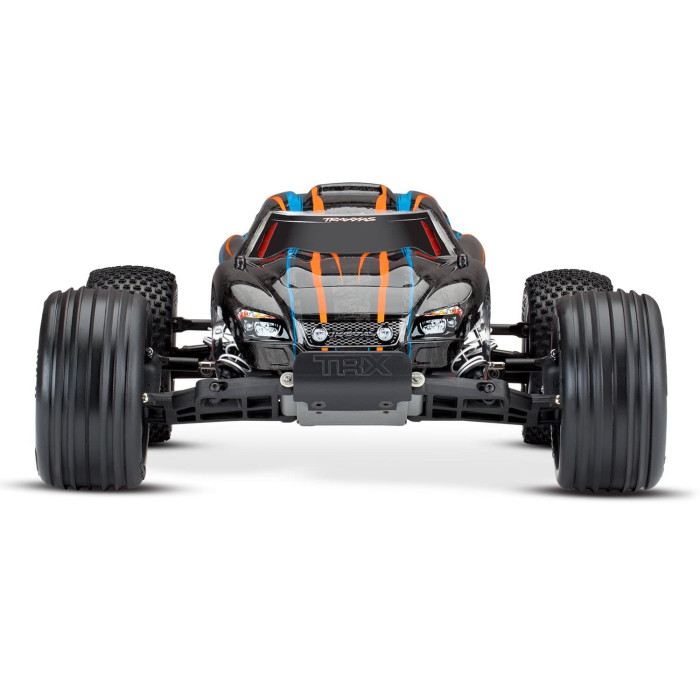 Traxxas Rustler 2WD VXL 2.4GHz TSM 1/10th Stadium Truck (No Battery) (Orange)