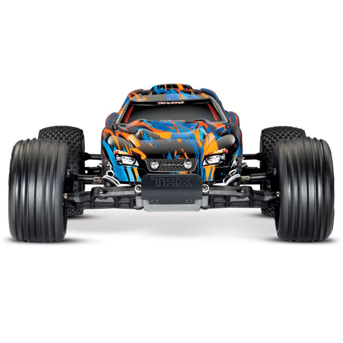 Traxxas Rustler 2WD VXL 2.4GHz TSM 1/10th Stadium Truck (No Battery) (Orange)