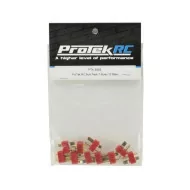 Pro Tek 4mm Short Serrated Male Bullet Connector w/Shrink Tube (3)