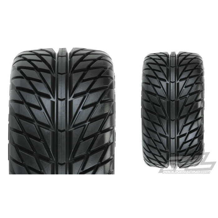 Pro Line Street Fighter LP 2.8" Tires w/Raid Rear Wheels (2) (Black) (M2)_x005F_x000D_ w/12mm Removable Hex
