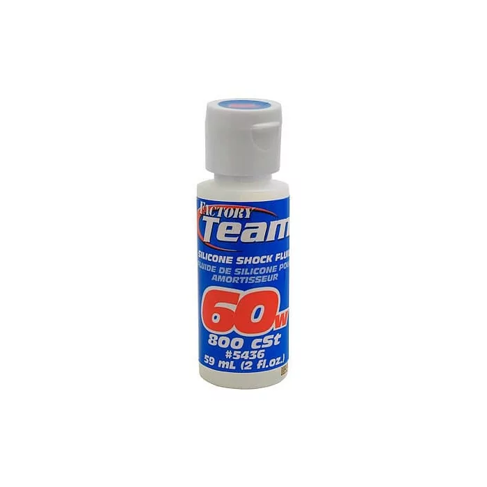 Team Associated Silicone Shock Oil, 60W 2oz