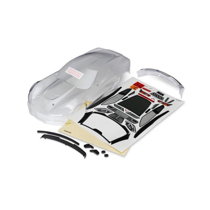 Traxxas 4-Tec Corvette Body Clear