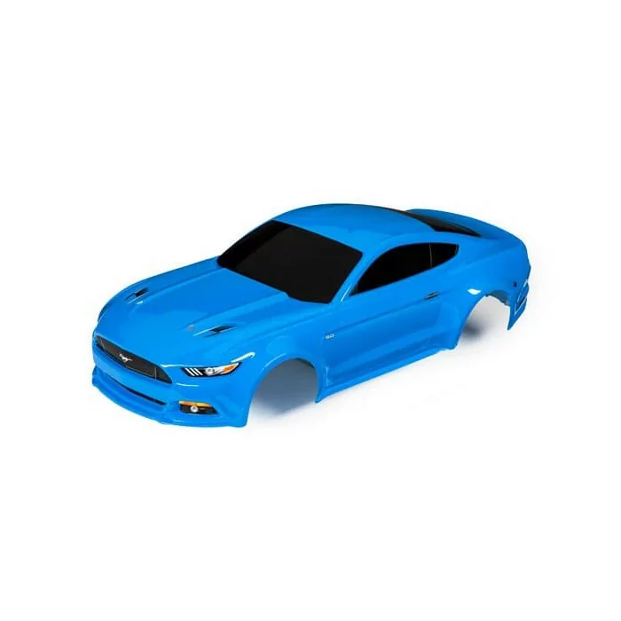 Traxxas Body, Ford Mustang, Grabber Blue (painted, decals applied)