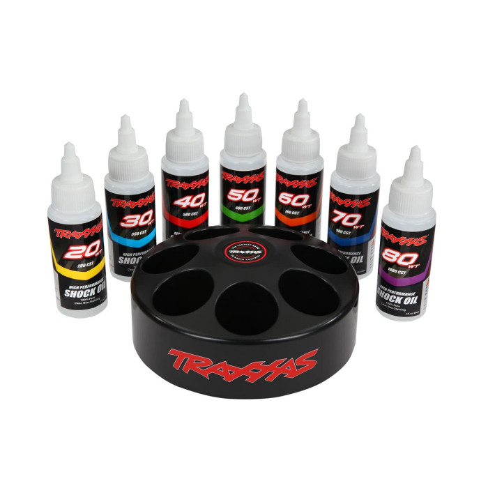Traxxas Shock Oil Set With Carousel Rack