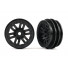 Traxxas Wheels BLK 1.1