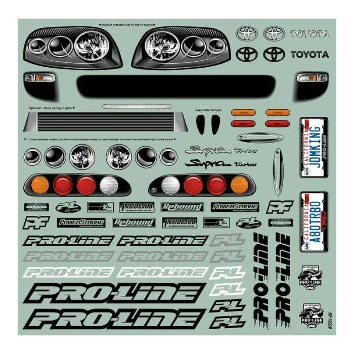 Pro-Line 95 Toyota Supra Clear