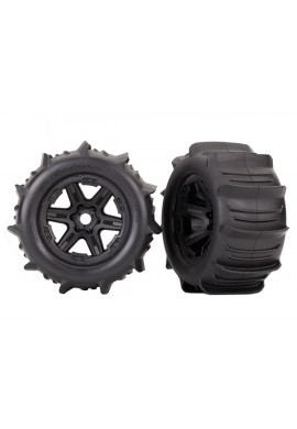 Traxxas T&W Paddle Tire BLK TSM