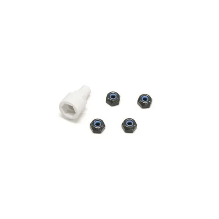 Kyosho Colored Nylon Nut Black